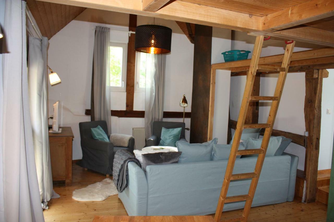 Sonnige Fachwerkwohnung Alfter Bagian luar foto