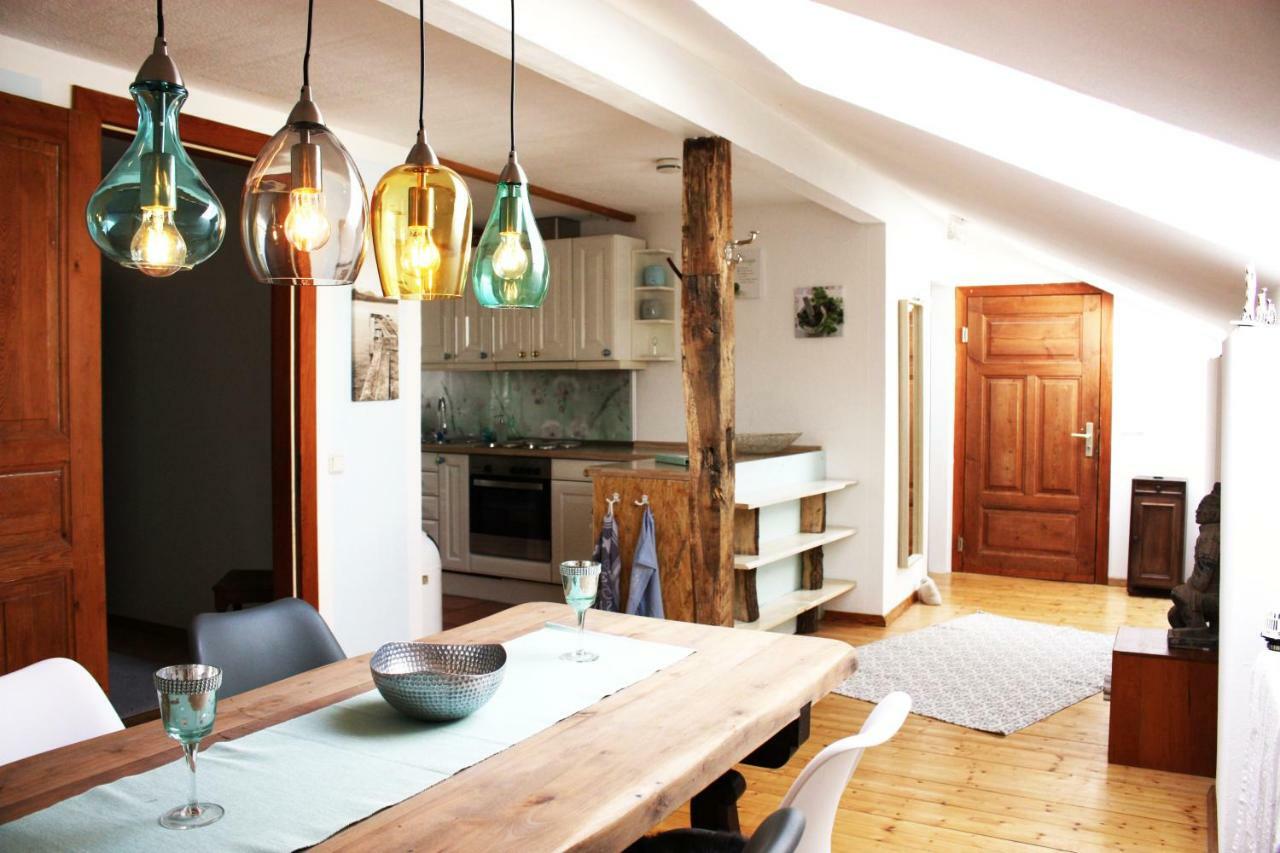 Sonnige Fachwerkwohnung Alfter Bagian luar foto
