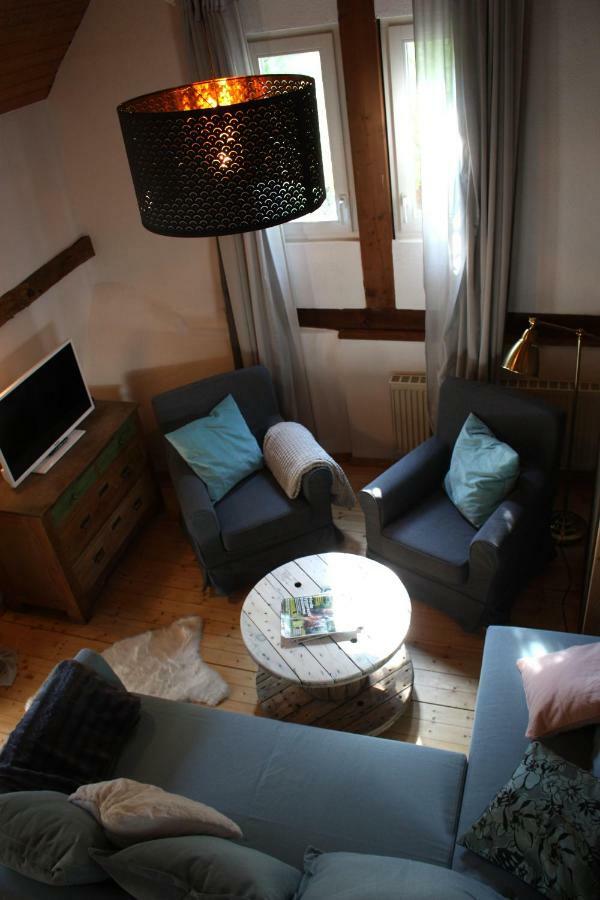 Sonnige Fachwerkwohnung Alfter Bagian luar foto