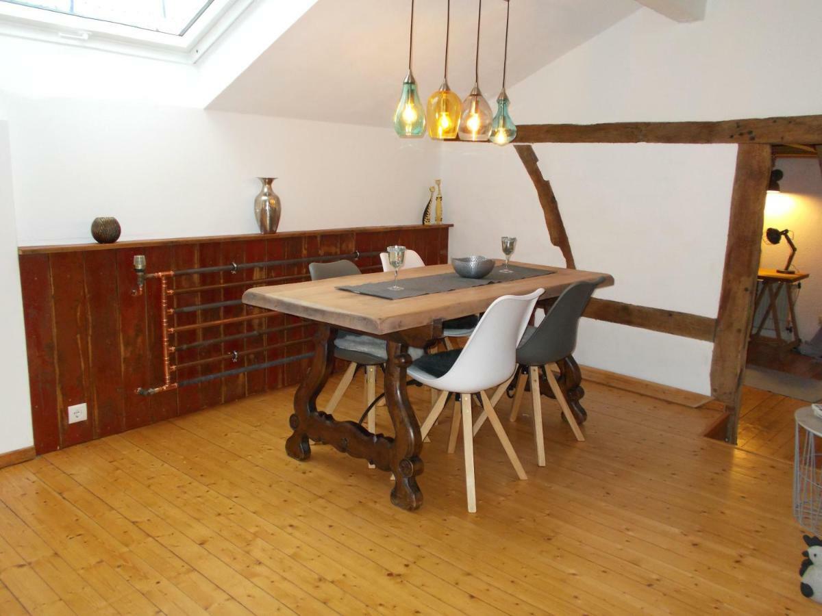 Sonnige Fachwerkwohnung Alfter Bagian luar foto