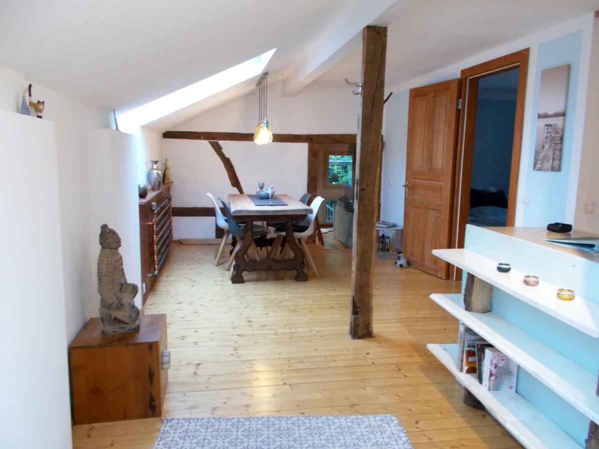 Sonnige Fachwerkwohnung Alfter Bagian luar foto